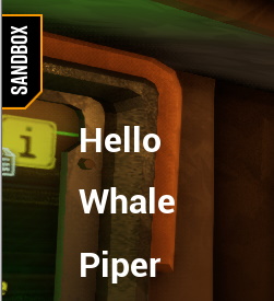 Hello whale pipers!